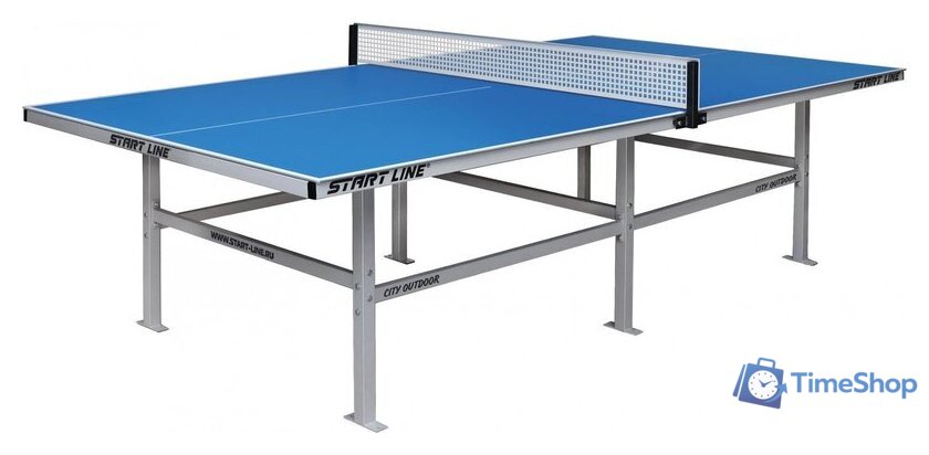 Теннисный стол Start Line City Outdoor 60-710 (с сеткой, синий) - Изображение №1 — Интернет-магазин Time-Shop