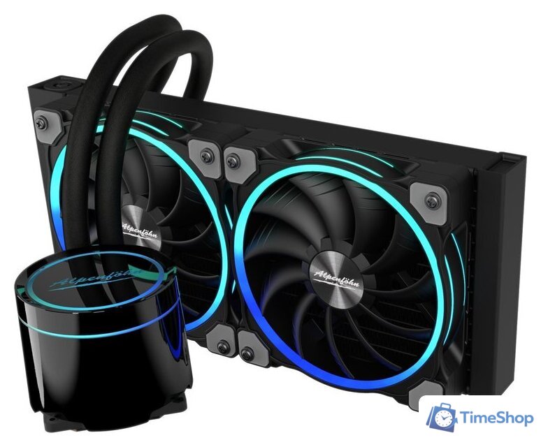 Система жидкостного охлаждения для процессора Alpenfohn Gletscherwasser 240 ARGB - Изображение №4 — Интернет-магазин Time-Shop