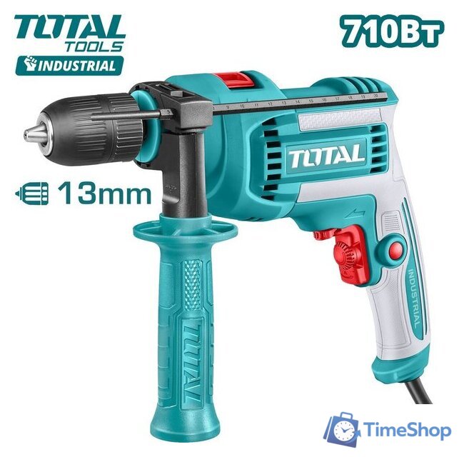 Ударная дрель Total TG10713662 - Изображение №1 — Интернет-магазин Time-Shop