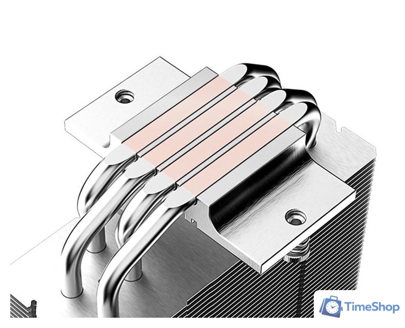 Кулер для процессора ID-Cooling SE-214-XT ARGB WHITE - Изображение №4 — Интернет-магазин Time-Shop