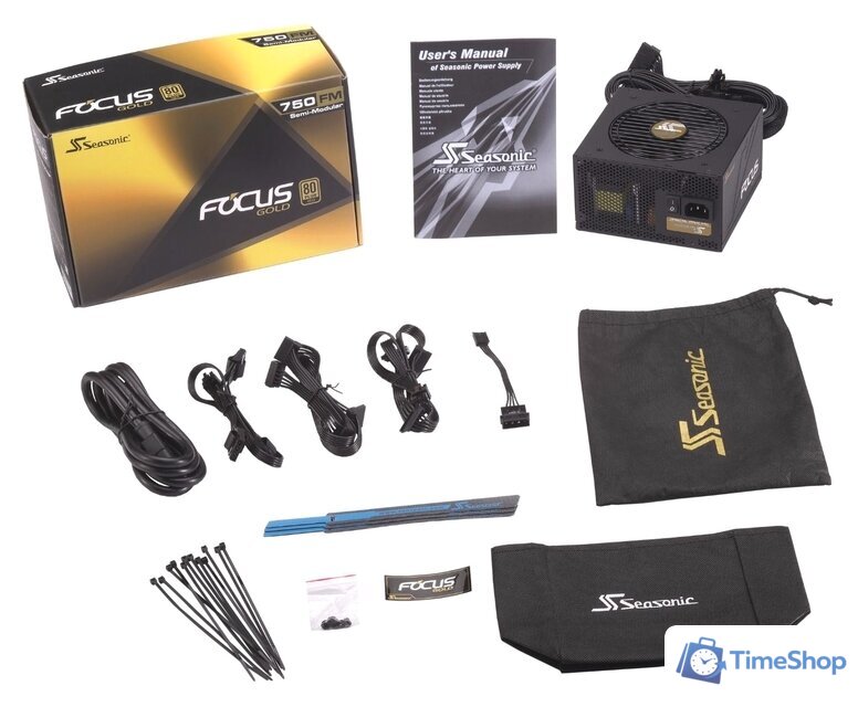 Блок питания Seasonic Focus Gold SSR-750FM - Изображение №5 — Интернет-магазин Time-Shop