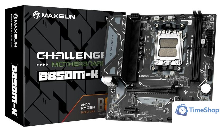 Материнская плата Maxsun Challenger B850M-K - Изображение №2 — Интернет-магазин Time-Shop
