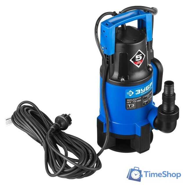 Дренажный насос Зубр НПГ-Т3-750 - Изображение №6 — Интернет-магазин Time-Shop