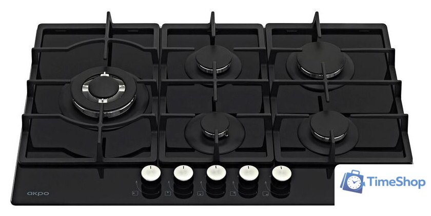Варочная панель Akpo PGA 755 WGC-T BL - Изображение №2 — Интернет-магазин Time-Shop