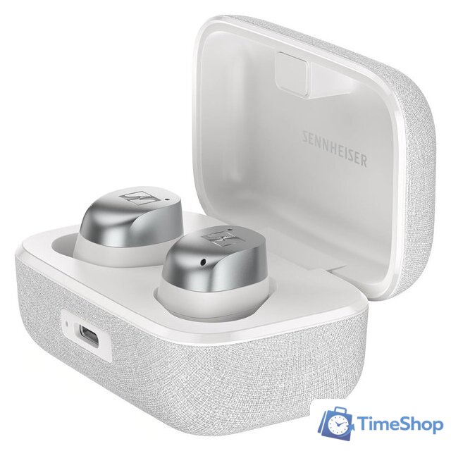 Наушники Sennheiser Momentum True Wireless 4 (белый/серебристый) - Изображение №1 — Интернет-магазин Time-Shop