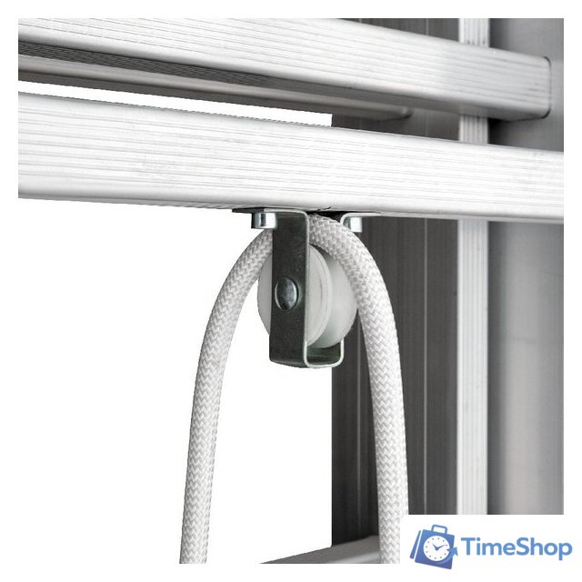 Лестница Новая высота NV 525 трёхсекционная с тросовой тягой 3x12 ступеней - Изображение №12 — Интернет-магазин Time-Shop