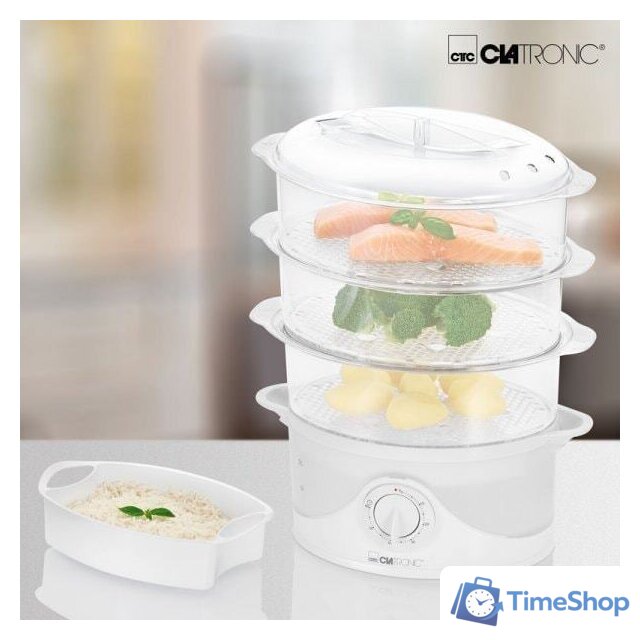 Пароварка Clatronic DG 3665 - Изображение №5 — Интернет-магазин Time-Shop