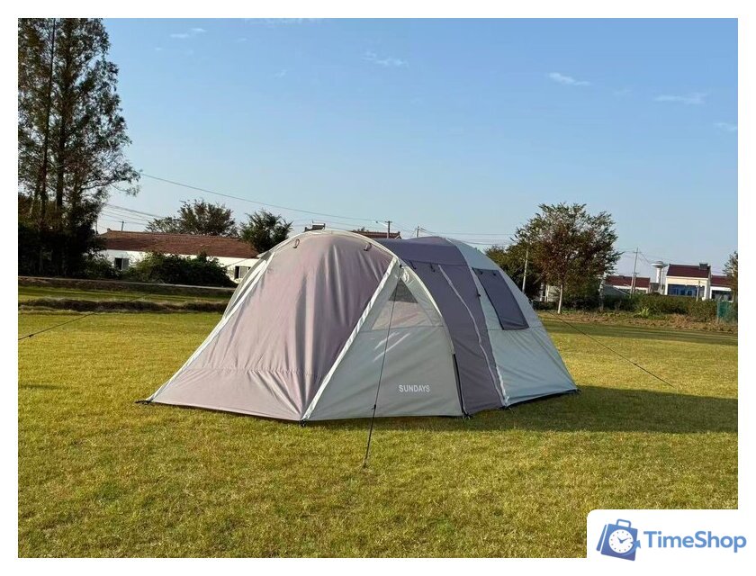 Кемпинговая палатка Sundays ZC-TT014 (темно-серый/светло-серый) - Изображение №7 — Интернет-магазин Time-Shop