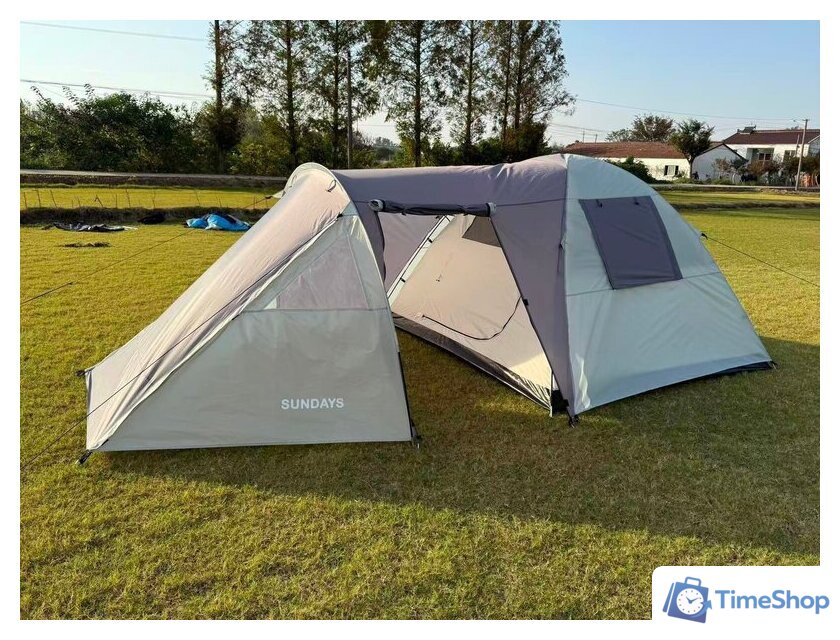 Кемпинговая палатка Sundays ZC-TT014 (темно-серый/светло-серый) - Изображение №11 — Интернет-магазин Time-Shop
