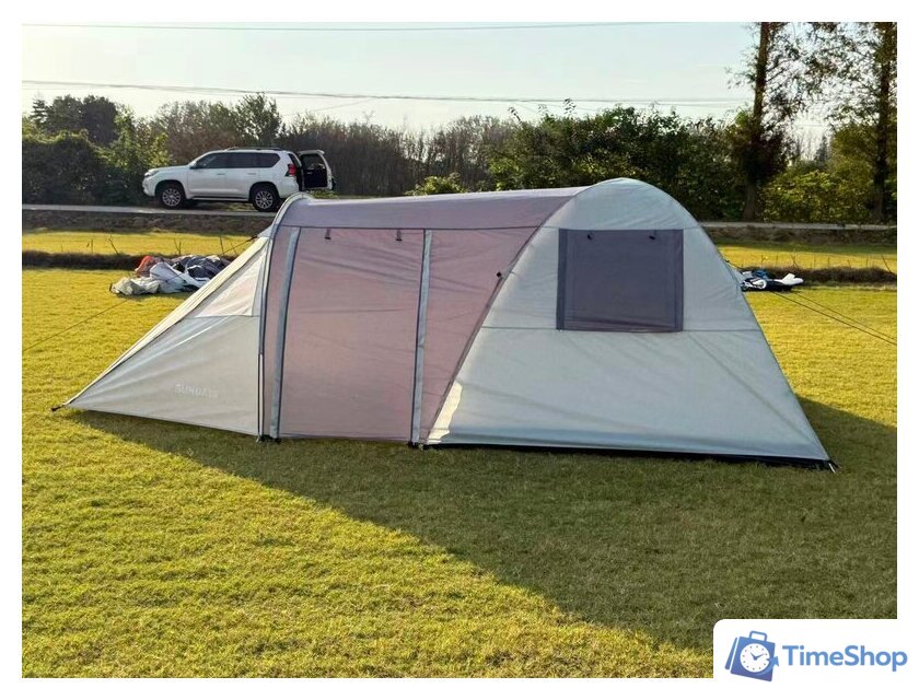 Кемпинговая палатка Sundays ZC-TT014 (темно-серый/светло-серый) - Изображение №8 — Интернет-магазин Time-Shop