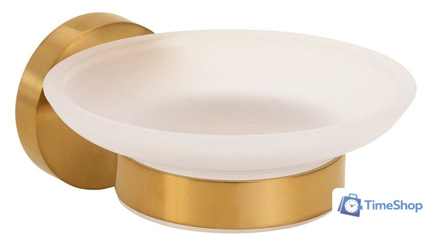 Мыльница Bemeta Sablo 160108042 (золото матовый) - Изображение №1 — Интернет-магазин Time-Shop