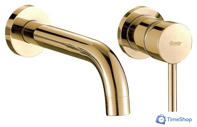 Смеситель Rea Lungo REA-B8559 (золотой) - Изображение №1 — Интернет-магазин Time-Shop