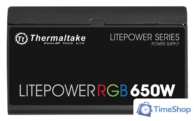 Блок питания Thermaltake Litepower RGB 650W LTP-650AL2NK - Изображение №2 — Интернет-магазин Time-Shop