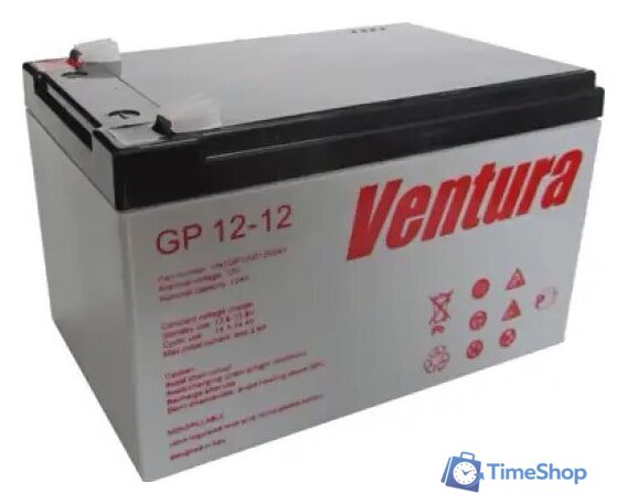 Аккумулятор для ИБП Ventura GP 12-12 (12 В/12 А·ч) - Изображение №1 — Интернет-магазин Time-Shop