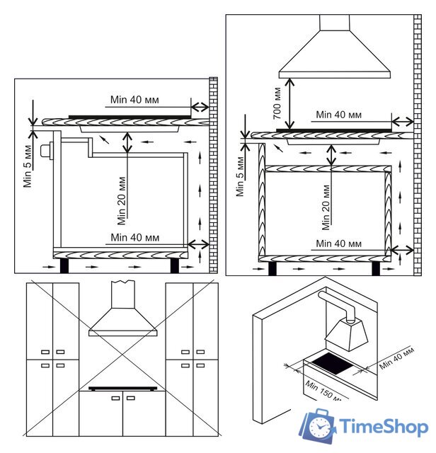 Варочная панель De luxe GG4 750229F-062 - Изображение №2 — Интернет-магазин Time-Shop