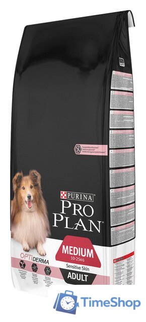 Сухой корм для собак Pro Plan Adult Medium Sensitive Skin 14 кг - Изображение №1 — Интернет-магазин Time-Shop