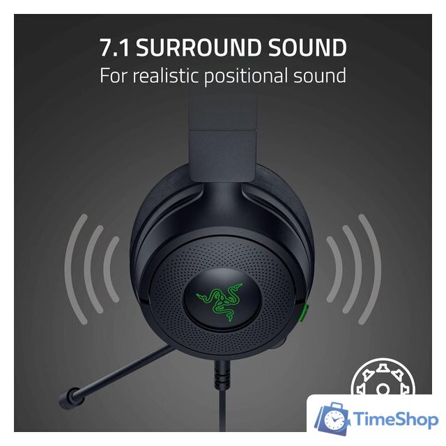 Наушники Razer Kraken Kitty V3 X Pro (черный) - Изображение №6 — Интернет-магазин Time-Shop