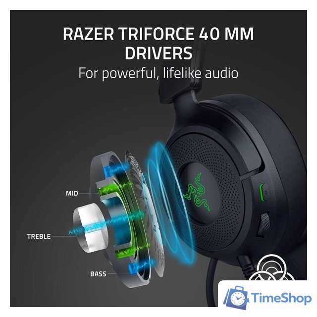 Наушники Razer Kraken Kitty V3 X Pro (черный) - Изображение №5 — Интернет-магазин Time-Shop