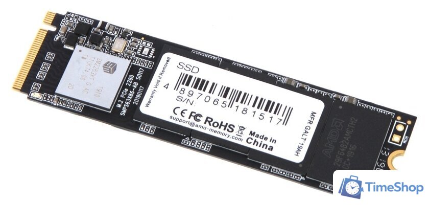 SSD AMD Radeon R5 NVMe 480GB R5MP480G8 - Изображение №1 — Интернет-магазин Time-Shop
