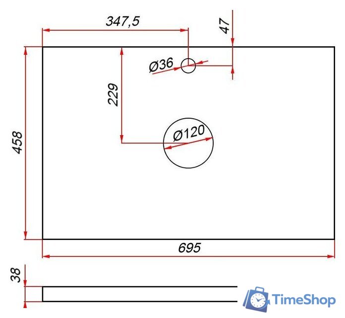  ЗОВ Тумба под умывальник Дион 70 D70LWP0M9003MKV5-HPL38T (туя/белый матовый) - Изображение №5 — Интернет-магазин Time-Shop