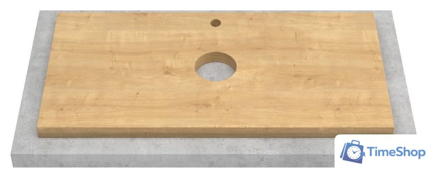  ЗОВ Тумба под умывальник Дион 70 D70LWP0M9003MKV5-HPL38T (туя/белый матовый) - Изображение №3 — Интернет-магазин Time-Shop