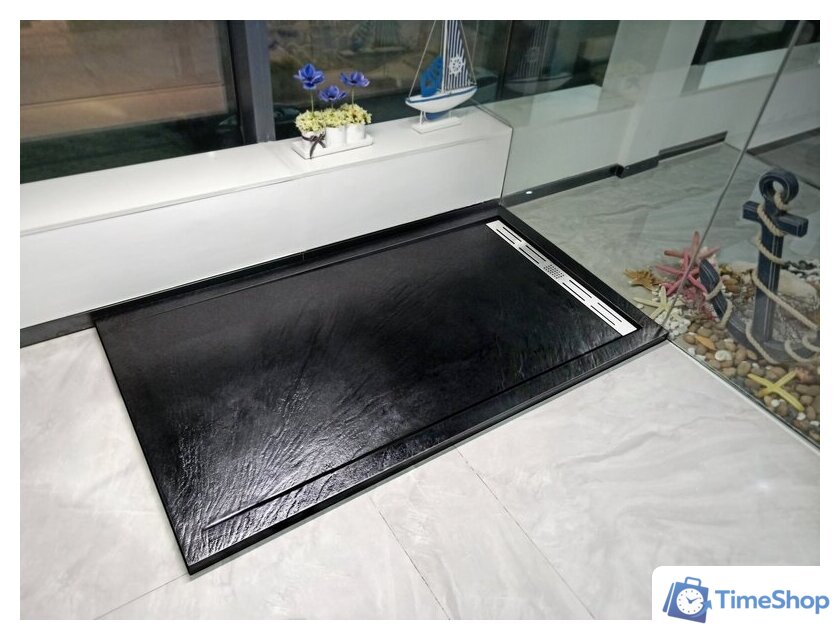 Душевой поддон WeltWasser TRS 10090 Stone-BL (с сифоном) - Изображение №5 — Интернет-магазин Time-Shop