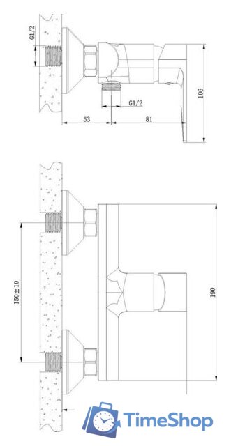 Смеситель Lauter Reef 21СК9678C - Изображение №2 — Интернет-магазин Time-Shop
