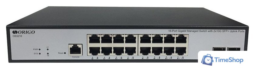 Управляемый коммутатор 3-го уровня Origo OS3218/A1A - Изображение №1 — Интернет-магазин Time-Shop