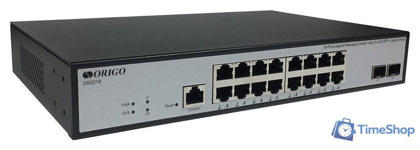Управляемый коммутатор 3-го уровня Origo OS3218/A1A - Изображение №2 — Интернет-магазин Time-Shop