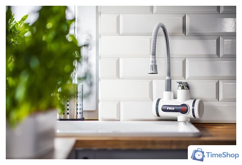 Проточный электрический водонагреватель-кран N'oveen IWH360 - Изображение №3 — Интернет-магазин Time-Shop