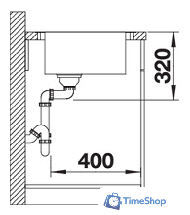 Кухонная мойка Blanco Andano XL 6 S-IF Compact (правая, с клапаном автоматом) - Изображение №3 — Интернет-магазин Time-Shop
