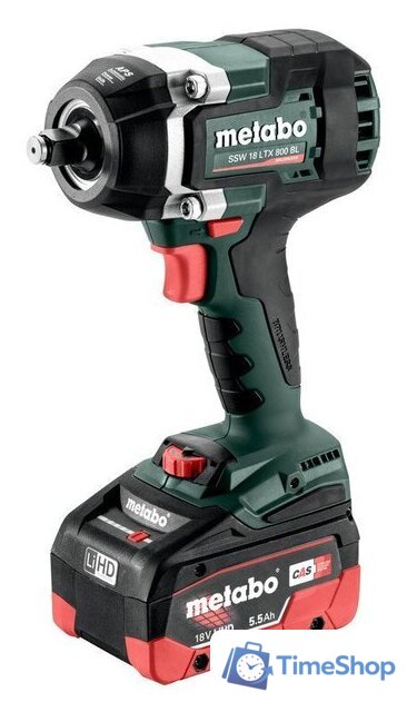 Гайковерт Metabo SSW 18 LTX 800 BL 602403660 (с 2-мя АКБ, кейс) - Изображение №1 — Интернет-магазин Time-Shop