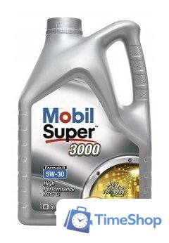 Моторное масло Mobil Mobil Super 3000 Formula R 5W-30 5л - Изображение №1 — Интернет-магазин Time-Shop