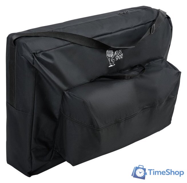 Массажный стол Atlas Sport складной 2-с 60 см деревянный (черно-оранжевый) - Изображение №6 — Интернет-магазин Time-Shop