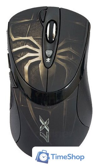 Игровая мышь A4Tech XL-747H (черный/коричневый) - Изображение №1 — Интернет-магазин Time-Shop