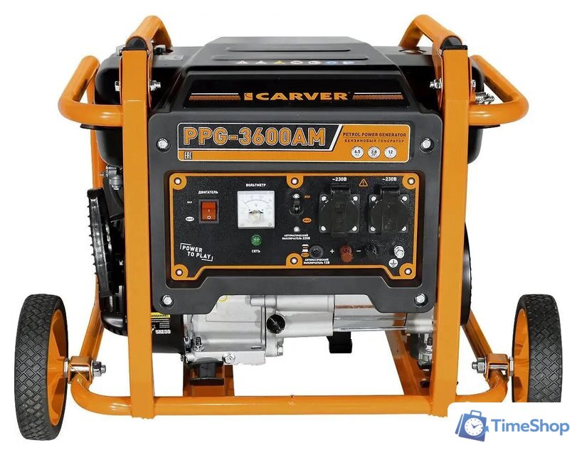 Бензиновый генератор Carver PPG-3600AM - Изображение №1 — Интернет-магазин Time-Shop