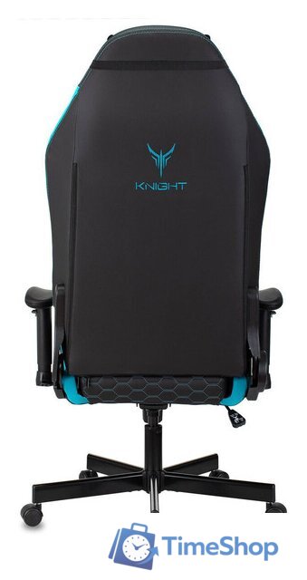 Игровое (геймерское) кресло Knight Neon (черный/голубой) - Изображение №6 — Интернет-магазин Time-Shop