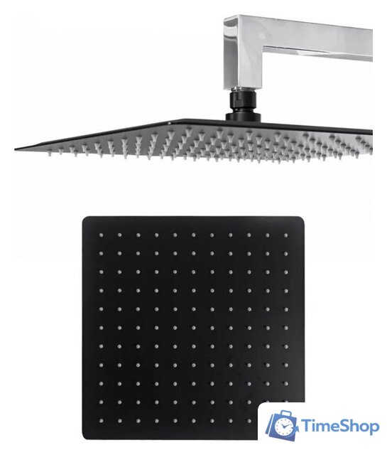 Душевая система  Hansberge H6077 (черный хром) - Изображение №2 — Интернет-магазин Time-Shop