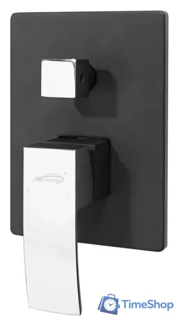 Душевая система  Hansberge H6077 (черный хром) - Изображение №3 — Интернет-магазин Time-Shop