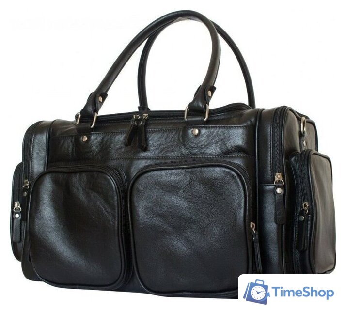 Дорожная сумка Carlo Gattini Classico Bufaloro 4012-01 (черный) - Изображение №1 — Интернет-магазин Time-Shop