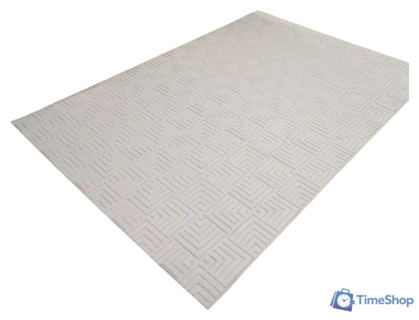 Ковер для жилой комнаты Radjab Carpet Сканди Сизаль Прямоугольник 10658A 12284RK (3x4, Krem/Krem) - Изображение №1 — Интернет-магазин Time-Shop