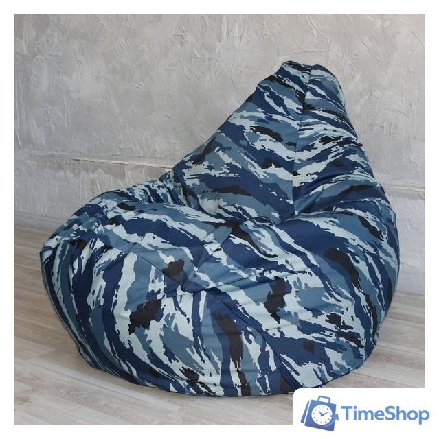 Кресло-мешок Flagman Груша Макси Г2.7-20 (синий камуфляж) - Изображение №8 — Интернет-магазин Time-Shop