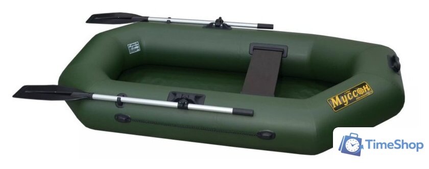 Гребная лодка Муссон S-222 (зеленый) - Изображение №3 — Интернет-магазин Time-Shop