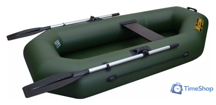Гребная лодка Муссон S-222 (зеленый) - Изображение №6 — Интернет-магазин Time-Shop