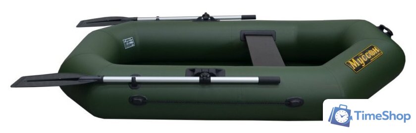 Гребная лодка Муссон S-222 (зеленый) - Изображение №5 — Интернет-магазин Time-Shop