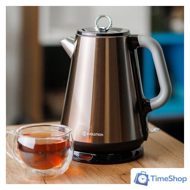 Электрический чайник Evolution KP17153 Steel - Изображение №11 — Интернет-магазин Time-Shop