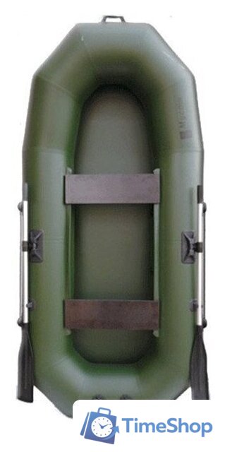 Моторно-гребная лодка Муссон Н-270 ТР (зеленый) - Изображение №1 — Интернет-магазин Time-Shop