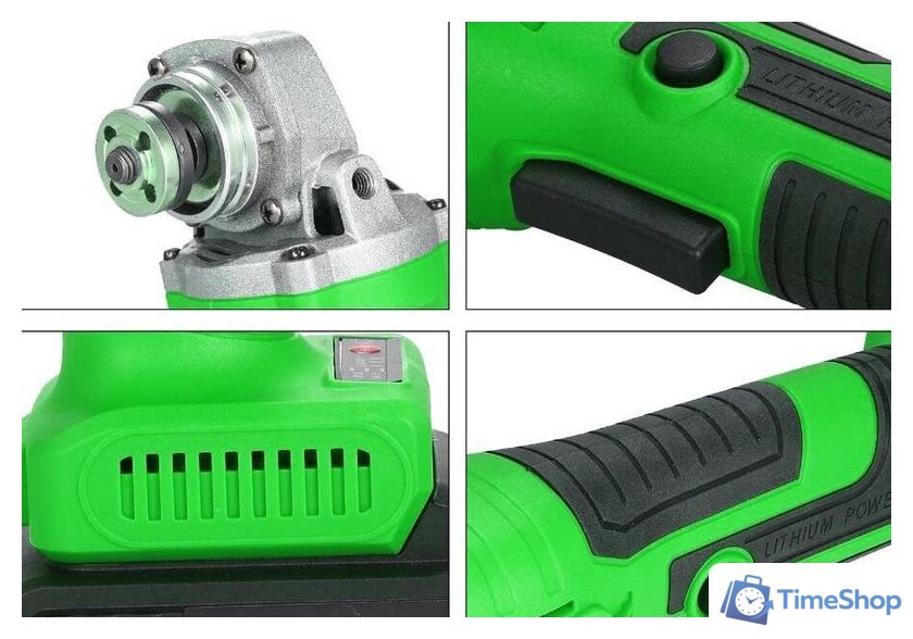 Угловая шлифмашина Zitrek AG 20 Pro (с 1-м АКБ, кейс) - Изображение №4 — Интернет-магазин Time-Shop