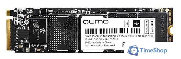 SSD QUMO Novation M2 NVMe 256GB Q3DT-256GHHY-NM2 - Изображение №1 — Интернет-магазин Time-Shop