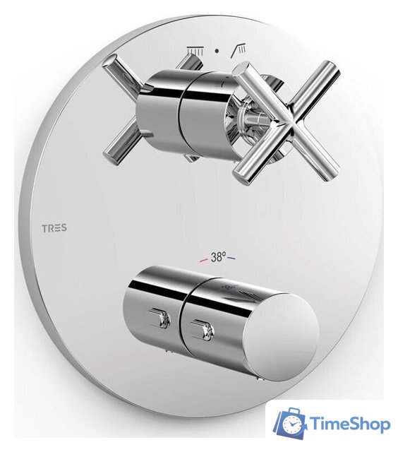 Смеситель без скрытого механизма Tres Montblanc 28325001 - Изображение №1 — Интернет-магазин Time-Shop